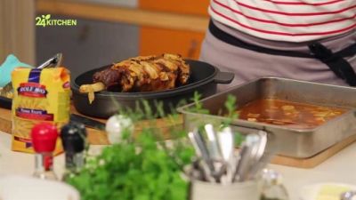 Печен агнешки бут