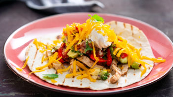 Фахитас със свинско и чушки