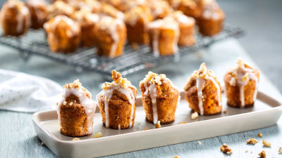 Мини кексчета с ябълки и моркови