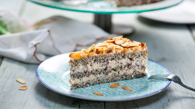 Торта с мак и рикота