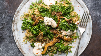 Зърнен микс с гъби