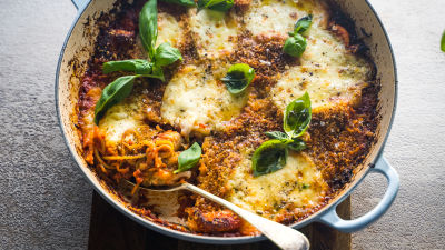 Пиле с пармезан