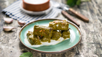 Лозови сарми с агнешка кайма