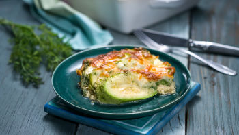 Огретен от тиквички