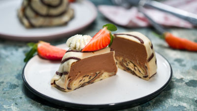 Палачинки с шоколадов маскарпоне мус