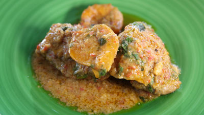 Пиле с кайсии и кокосово мляко