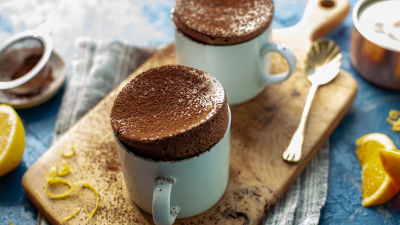 Шоколадово суфле в чаша