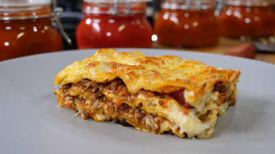 Лазаня с пресни кори