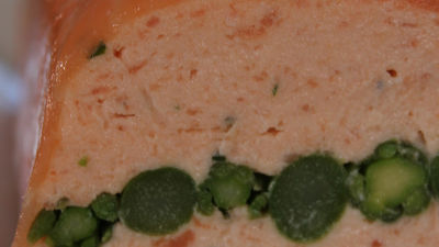 Терин от сьомга и аспержи