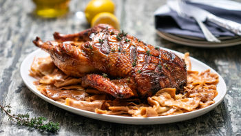 Патица с млинци