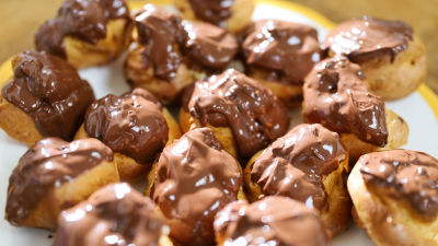 Понички с крем