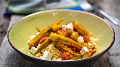 Бамя с кускус