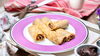 Pancakes with Homemade Chocolate Sauce