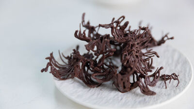 Iced Chocolate Garnish