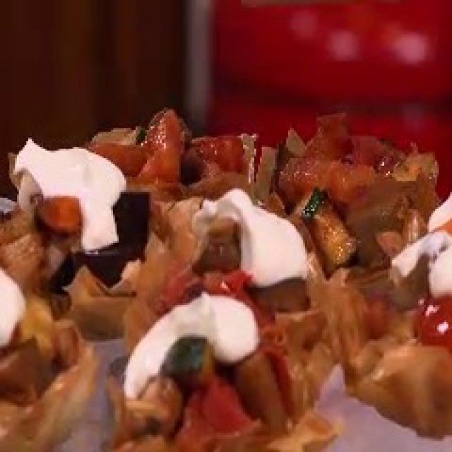 Солени кошнички със зеленчуци