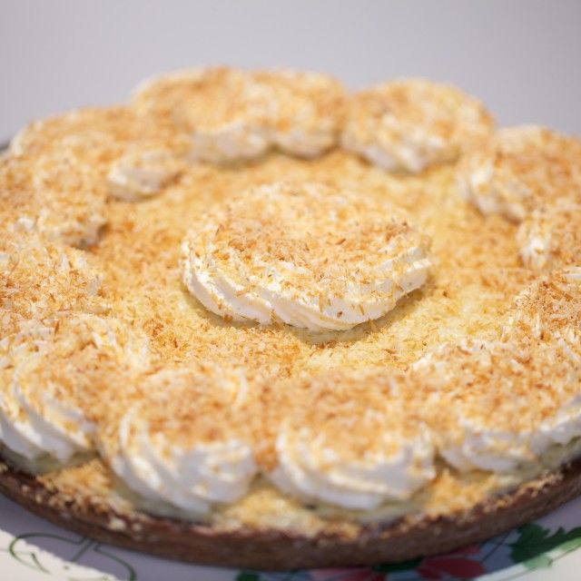 Карибски пай с банани и кокос