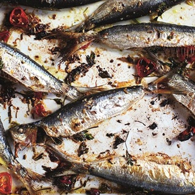 Печени сардини с чили