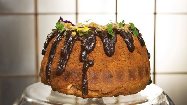 Кекс с кисело мляко