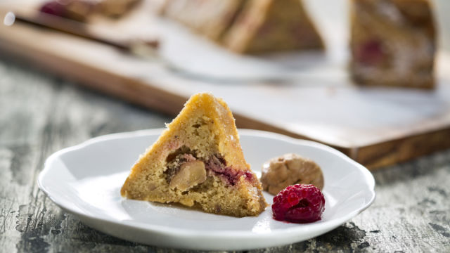 Сладкиш от кестени и малини