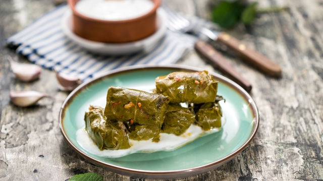 Лозови сарми с агнешка кайма