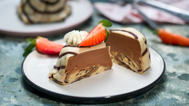 Палачинки с шоколадов маскарпоне мус