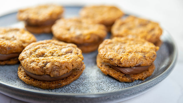 Слепени сладки с шоколадов ганаш