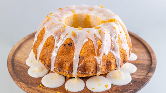 Портокалов кекс с шоколадови парченца