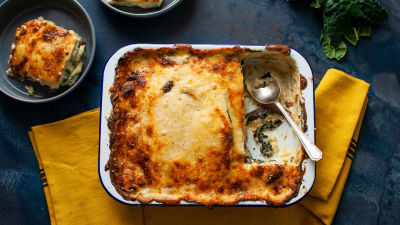 Lazanje s piletinom i gljivama