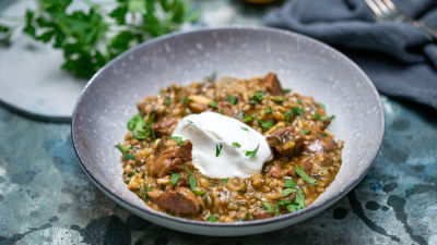 Aromatična janjetina s rižom