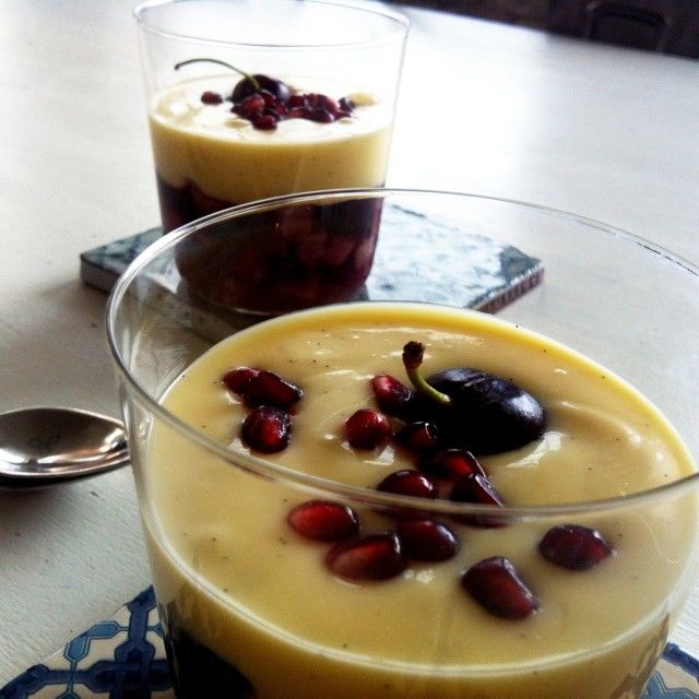 Trifle s trešnjama i šipkom