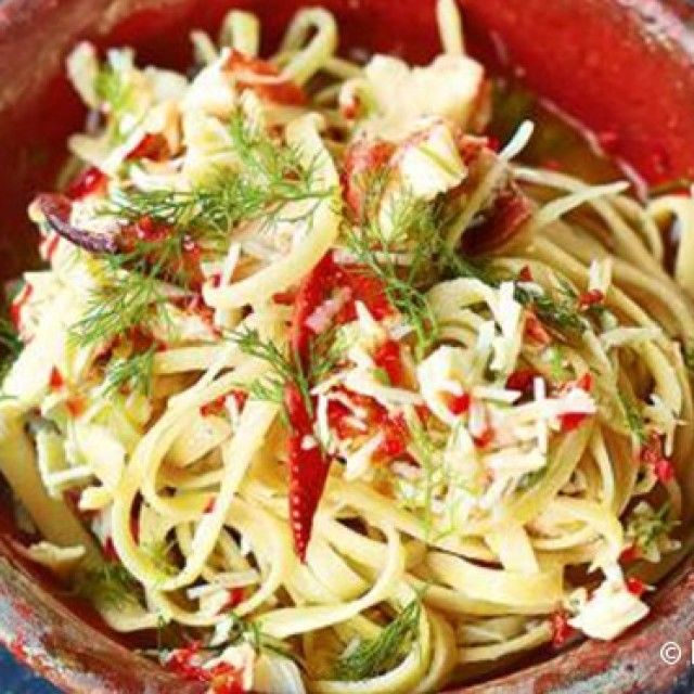 Linguini s rakovima