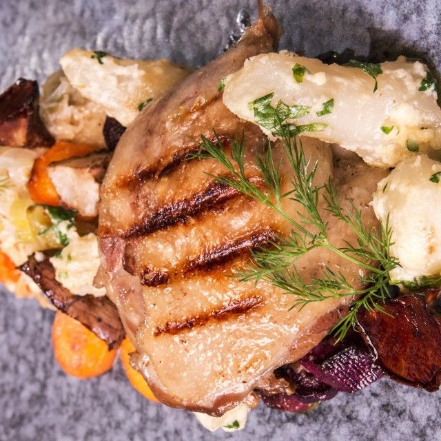 Pačji bataci, omotani u kadaif, čičoku i mrkve