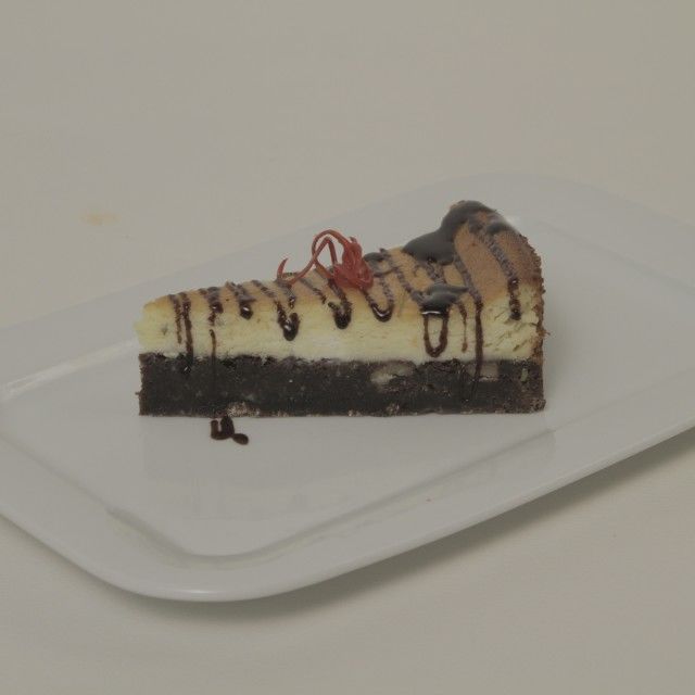 Brownie cheesecake