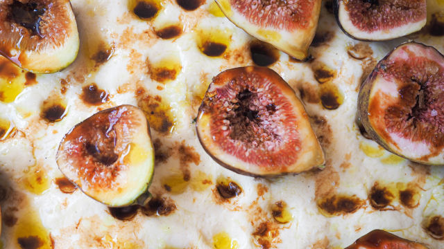 Focaccia sa smokvama i pecorinom bez glutena