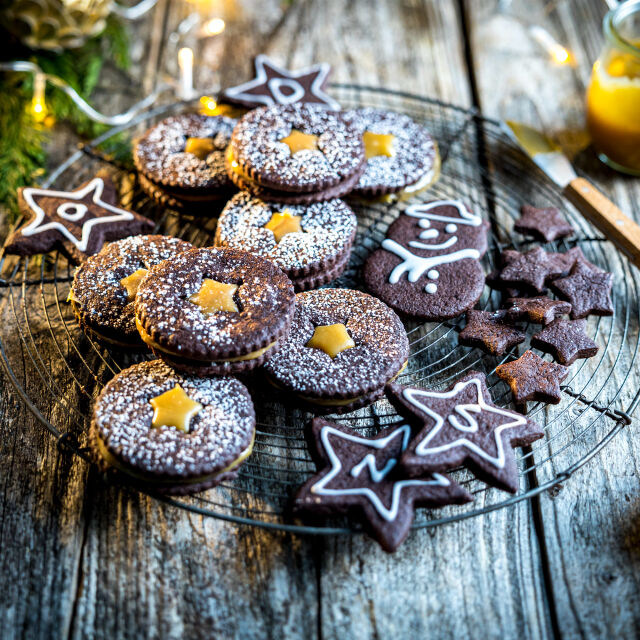 Začinjeni karamel keksi