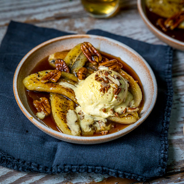 Banana sa sladoledom