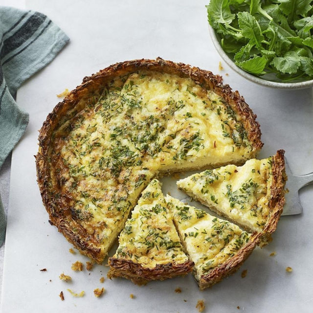 Quiche od krumpirove pogačice rosti