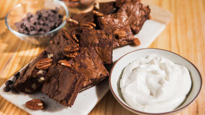 Brownie de Chocolate e Nozes Pecan