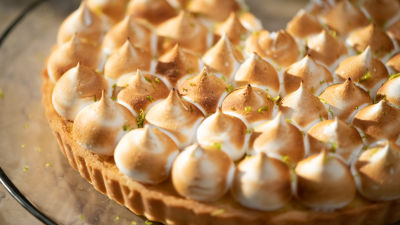 Tarte de Limão e Lima com Merengue