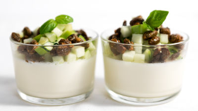 Demi-Cuit de Chocolate e Canela, Granizado de Gengibre e Vodka (Sem Glúten)