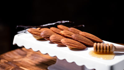 Madalenas de Baunilha e Mel