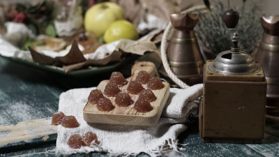 Bombons de Marmelo com Gengibre