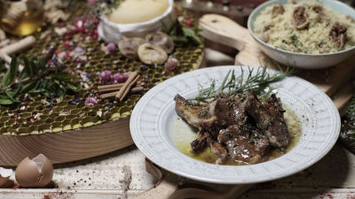 Costeletas de borrego douradinhas