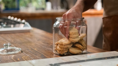 Bolachas de Manteiga de Amendoim
