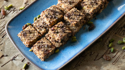 Cubos de Aveia Integral e Sultanas