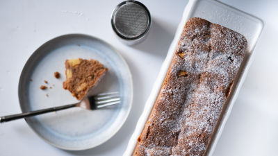 Bolo de Maçã e Canela