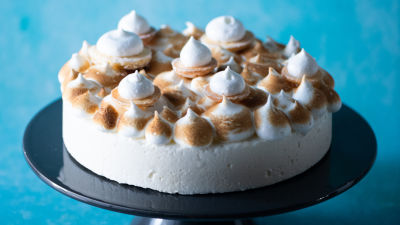 Tarte Merengada de Gelado de Iogurte de Cabra