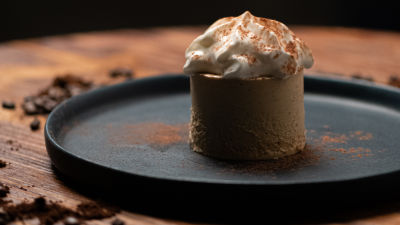 Parfaits de Café com Espuma de Leite