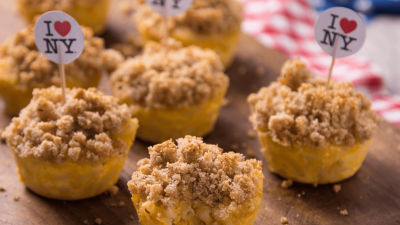 Mini Muffins de Mac & Cheese