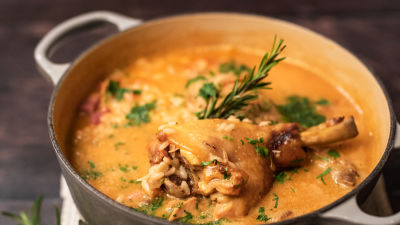 Arroz de Frango Assado com Enchidos e Salva